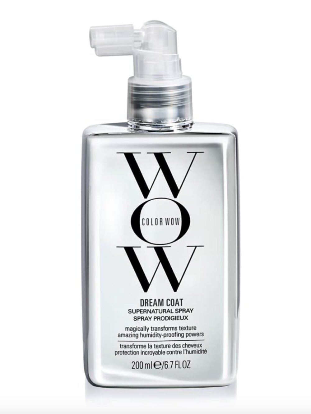 NEW COLOR WOW Dream Coat Supernatural Spray Full Size 6.7 Fl Oz Silver